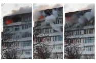 Incendiu într-un bloc din Buzău. O persoană a murit