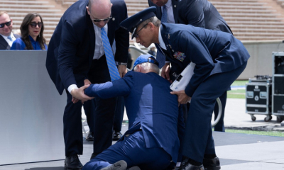 Preşedintele american, Joe Biden, a căzut de pe o scenă