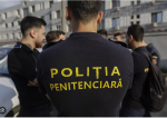 Poliţiştii de penitenciare protestează în faţa Reprezentanţei Comisiei Europene în România