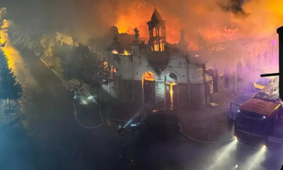 Incendiu devastator în Huși. Clădire de patrimoniu, care l-a găzduit și pe poetul Mihai Eminescu, distrusă