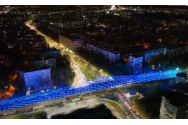 Se inaugurează pasajul Europa Unită, din București: imagini extrem de spectaculoase