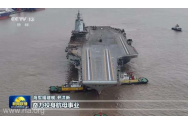 China prezintă noi imagini cu un portavion din noua generaţie