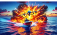  Armata SUA face primele precizări: O dronă a explodat în apropierea unor nave din Marea Roșie