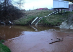 Dezastru ecologic în Bihor: Poluarea provenită după prăbușirea unei galerii de mină se întinde pe 17 km