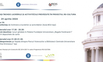 BCU Iași încheie lucrările și activitățile prevăzute în proiectul RO-CULTURA